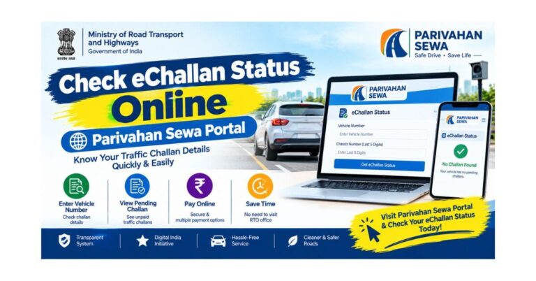 Check eChallan Status Online - Parivahan Sewa Portal