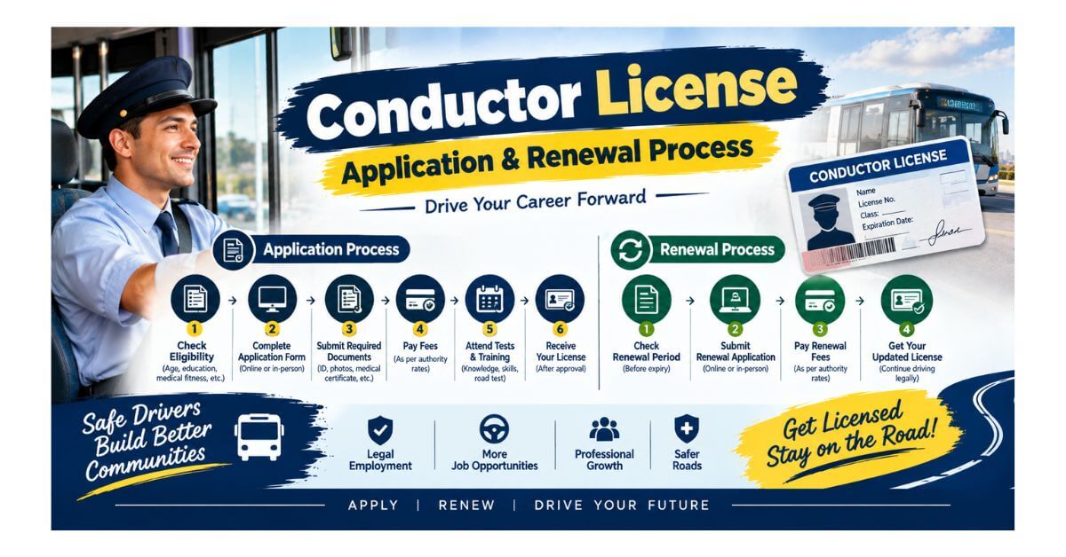 Conductor License - Application & Renewal Process