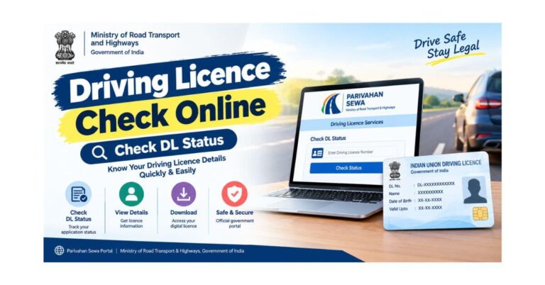Driving Licence Check Online - Check DL Status