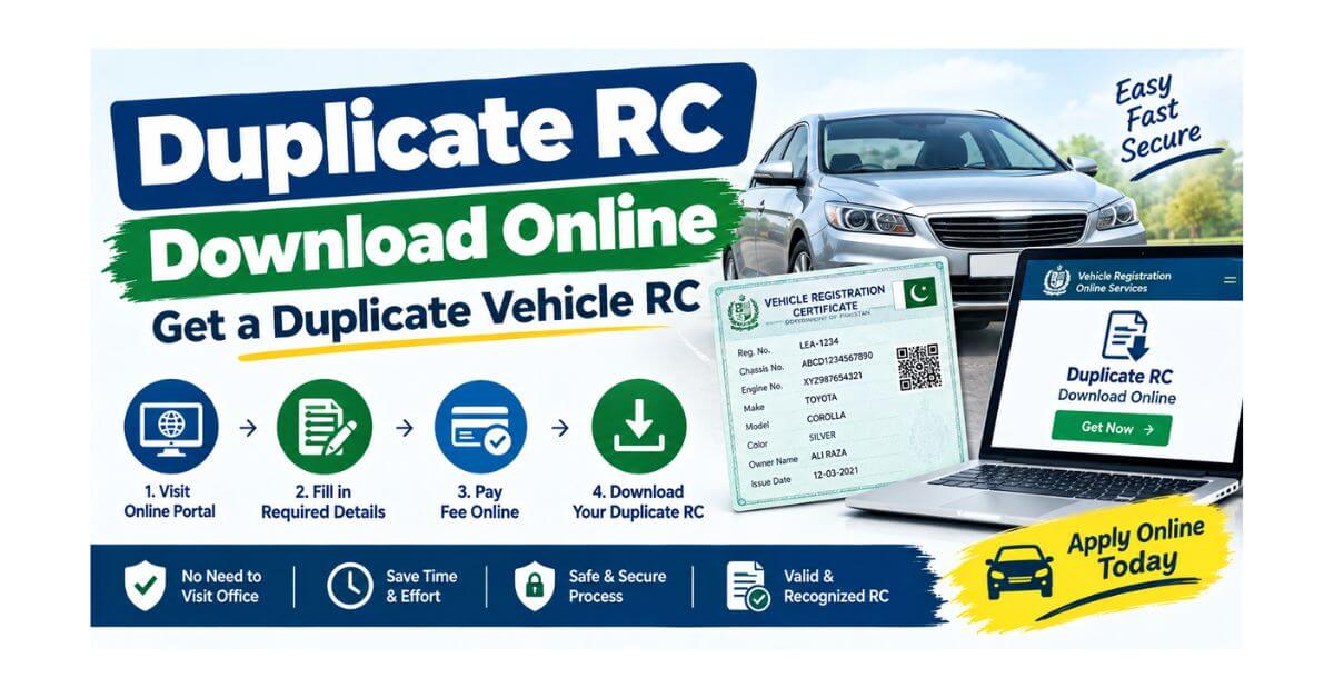Duplicate RC Download Online - Get a Duplicate Vehicle RC