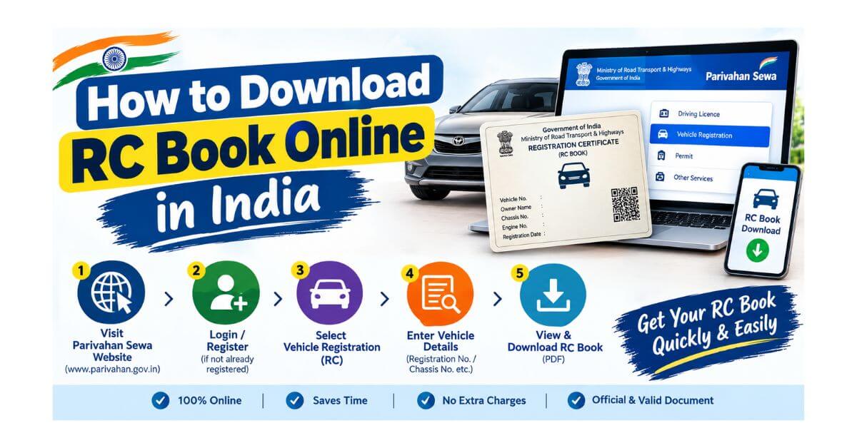 How to Download RC Book Online in India