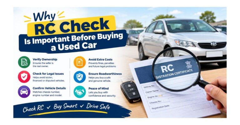Why RC Check Is Important Before Buying a Used Car