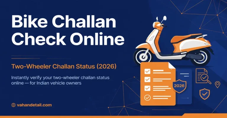 Bike challan check online for two-wheelers