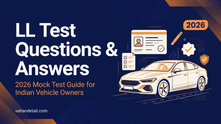 Blog banner: Learning licence test questions and answers mock test guide