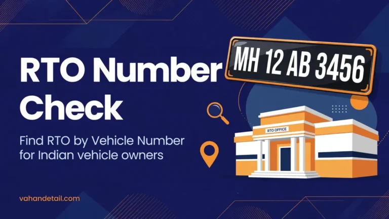 RTO Number Check: Find RTO by Vehicle Number