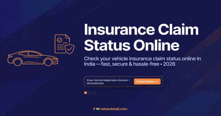 Vehicle insurance claim status check online, claim tracking stages